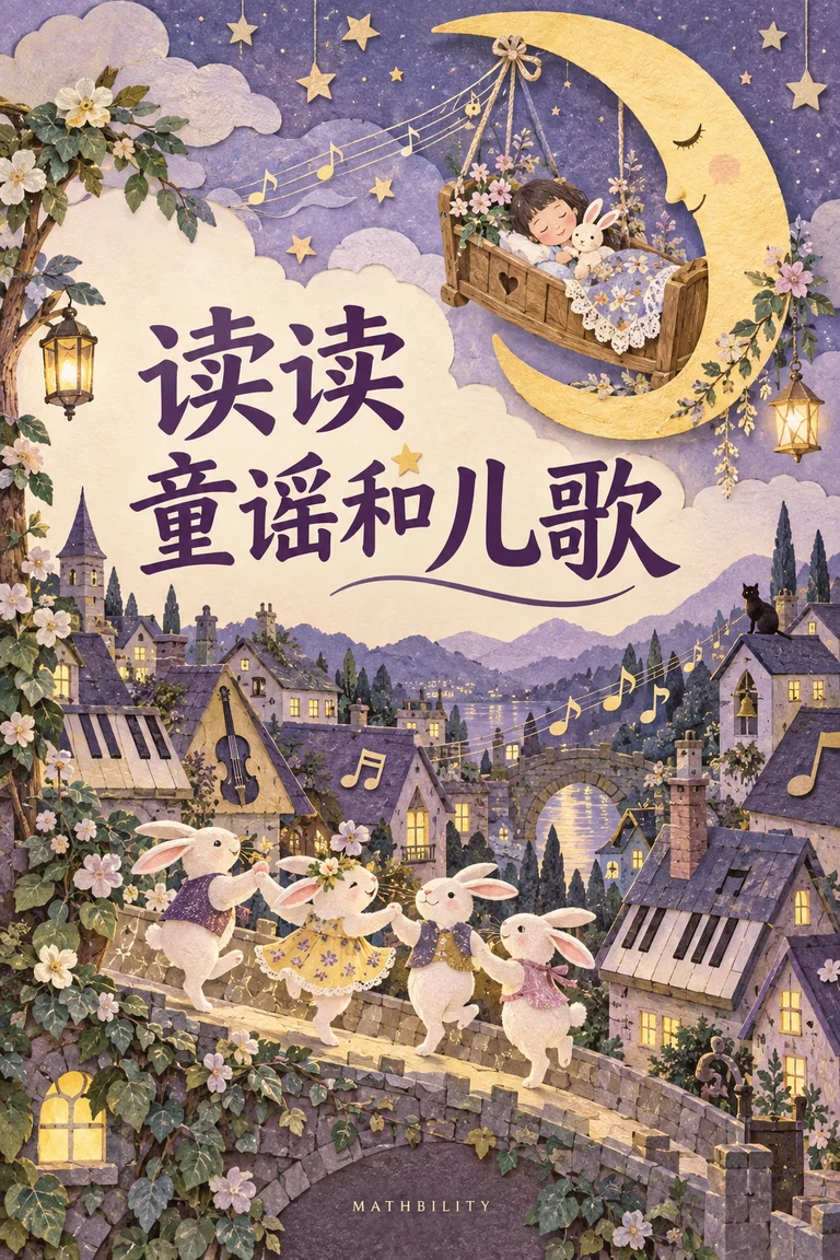 读读童谣和儿歌 · 独立设计封面