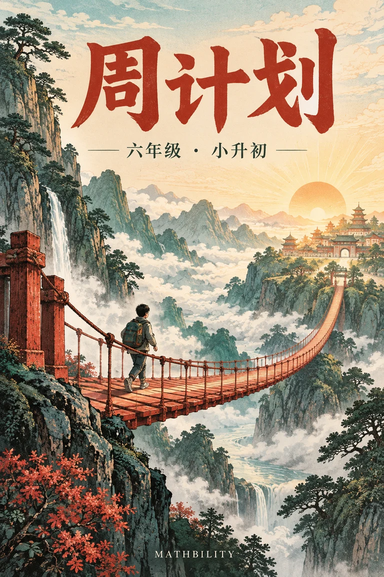 周计划·语文基础知识强化训练：6年级+小升初 · 独立设计封面